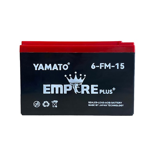 Ắc quy Yamato 6-FM-15 Plus (12V - 15Ah)