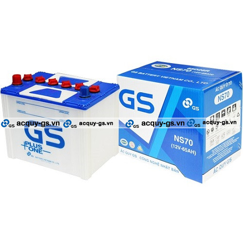 BÌNH ẮC QUY GS NS70 (12V-65AH)